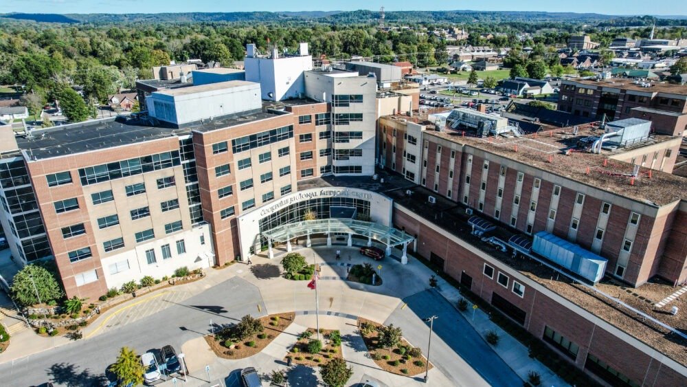 CRMC Main Entrance by Aerial View