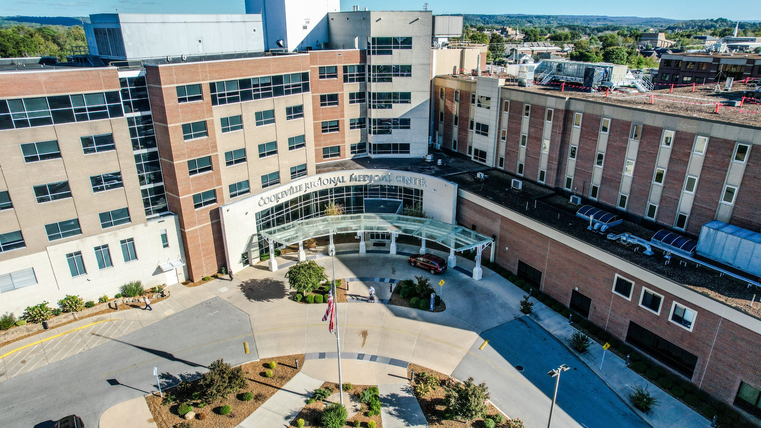 CRMC Main Entrance by Aerial View