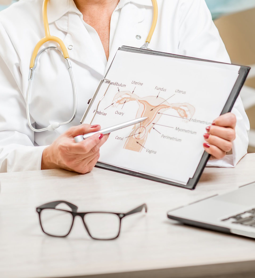 doctor talking with patient