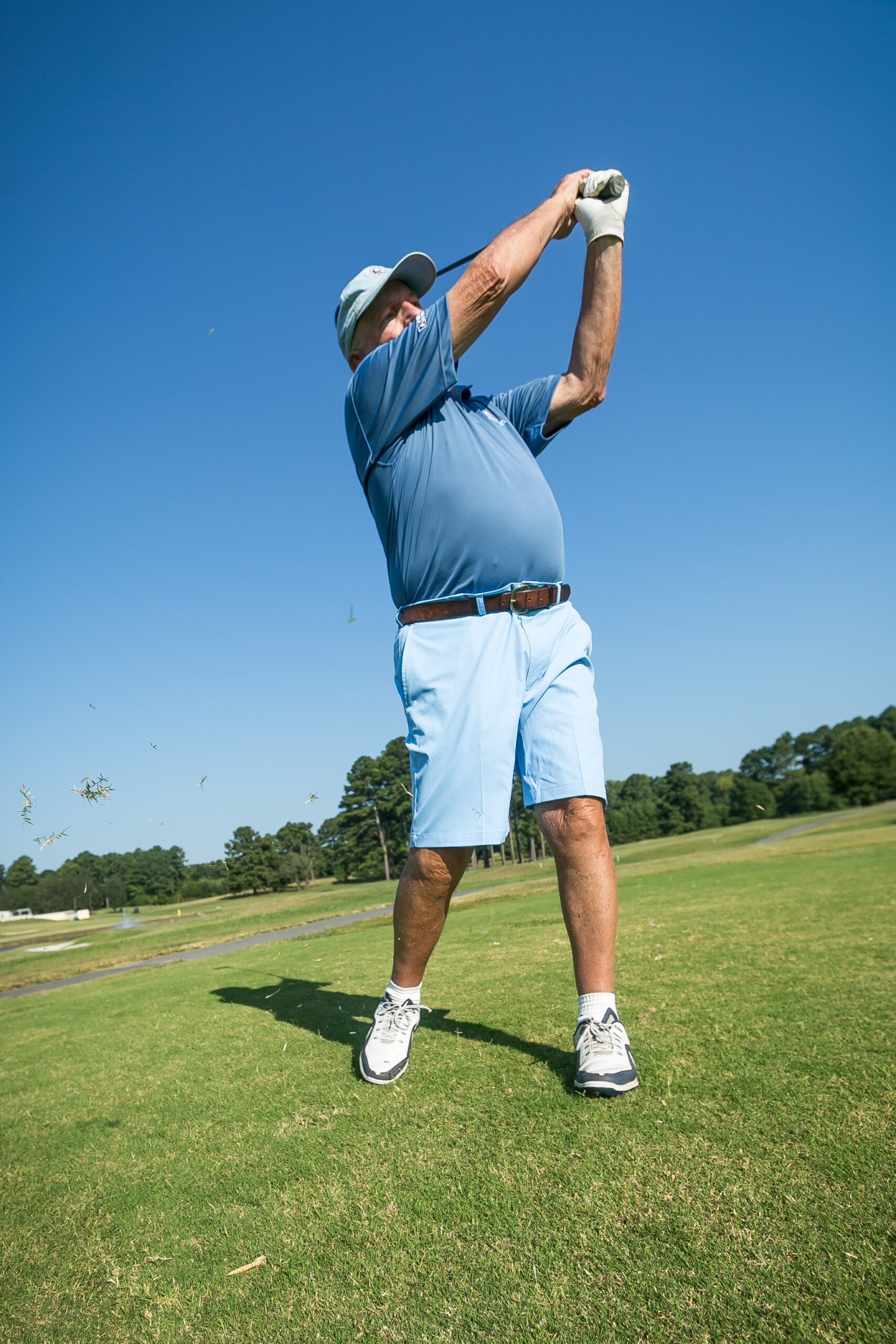 John Beal back to golf after knee surgery.